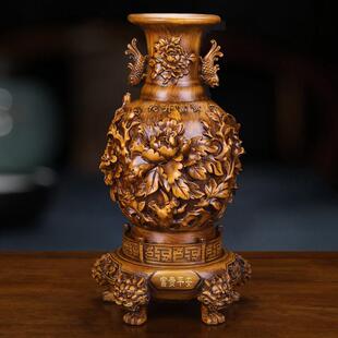 富平贵安龙凤花瓶装摆件一对新玄房婚房家6691居关博古架饰品开业