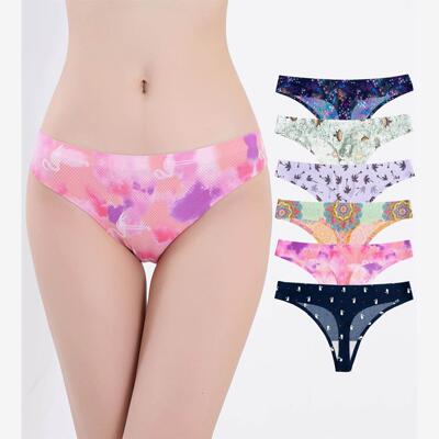 Sexy Sports Panties Ms Underpants Seamless Thong G String 裤