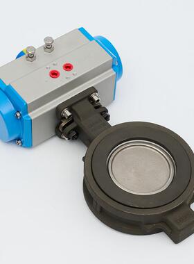 漏气动高性能双偏心蝶阀零泄不锈钢蝶阀阀990博雷门FAD672-16C