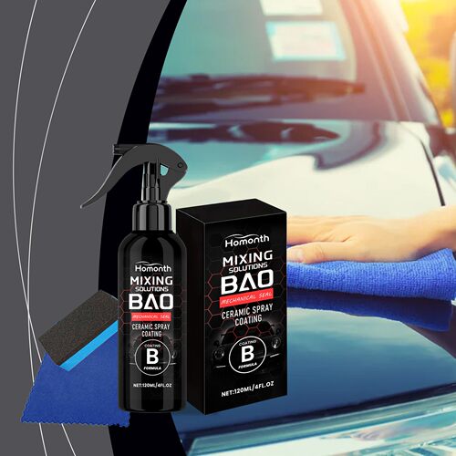 HOMONTH Auto Ceramic Coating Spray Kit - For Cleaning, Stain
