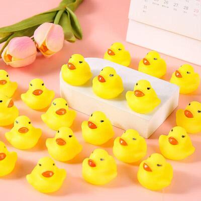 Squeaky Yellow Duck Baby Bath Toy - Floating Duck for Baby's