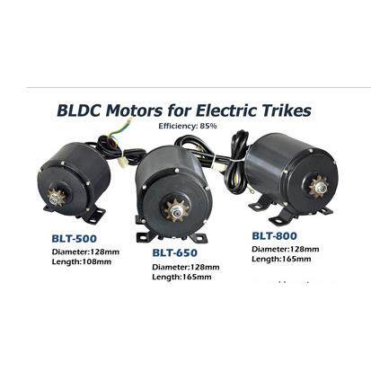 电动三轮车电机 BLT-800 48V800W锂电车电瓶车高性能轻量化