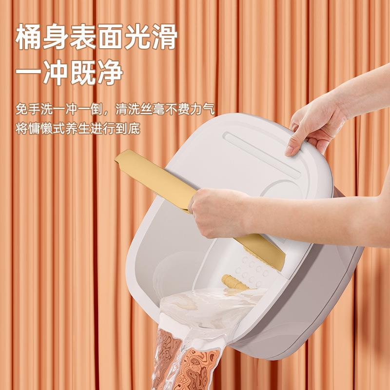 泡脚桶过成人家用保温足浴桶足浴加高深桶宿舍塑料足疗桶洗脚盆D