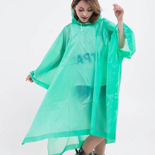 品牌成人PEVA全包边雨披斗篷景区户外徒步多用途成人雨衣1500