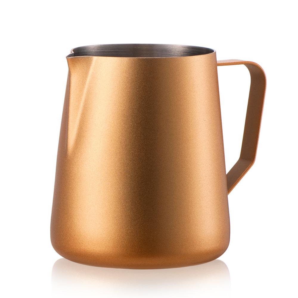 帝国鹰嘴不锈钢拉花杯 花式咖啡器具 拉花杯 打奶缸 拉花壶350ml图片