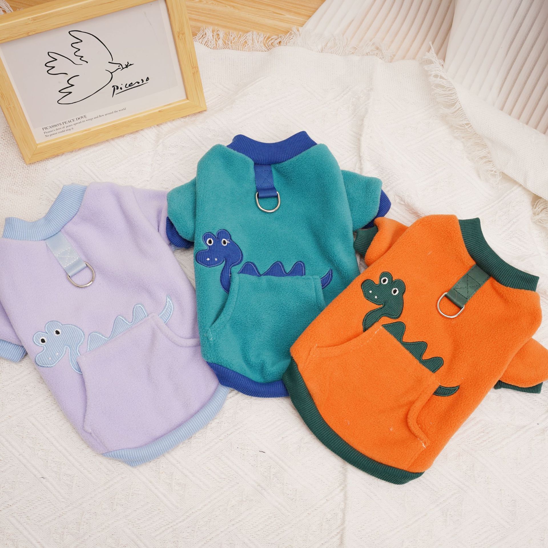 猫咪小狗宠物服装秋冬加厚雨衣