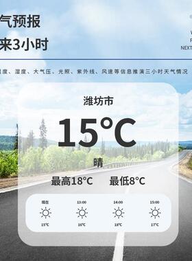 袖珍可穿戴手CWP持气象站气象急应气象仪器风速仪象气参仪数检测