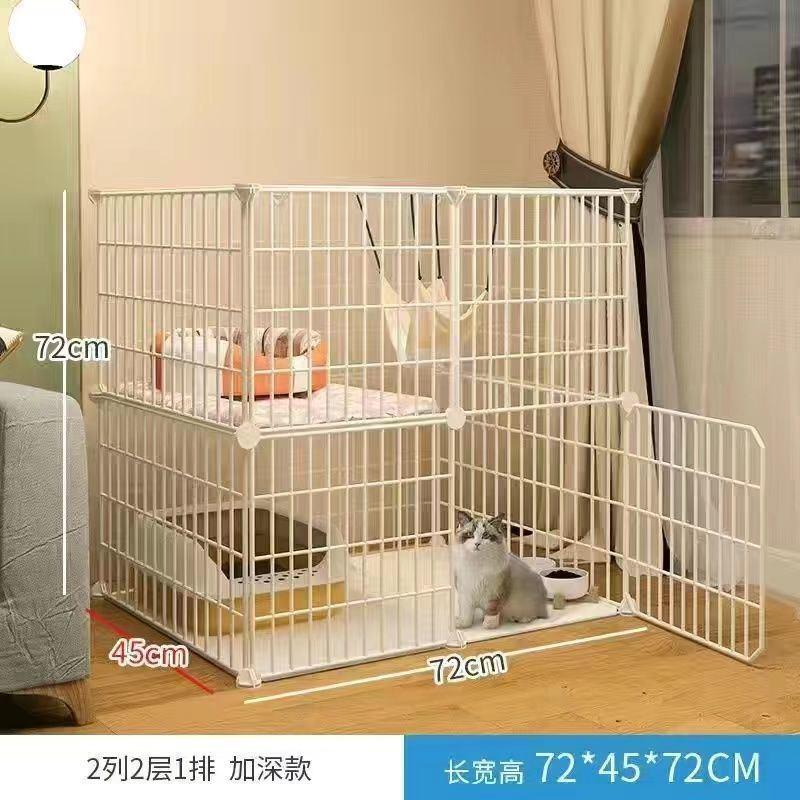 家用笼子小型双层方不两层幼猫猫猫空笼占地别墅拼接室内猫咪自由