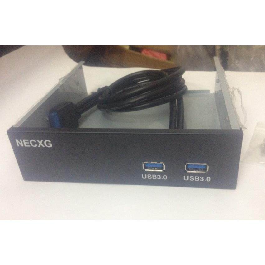 USB3.0前置面板PCIE转接线挡板20/19PIN5.25光驱位硬盘支架带开关