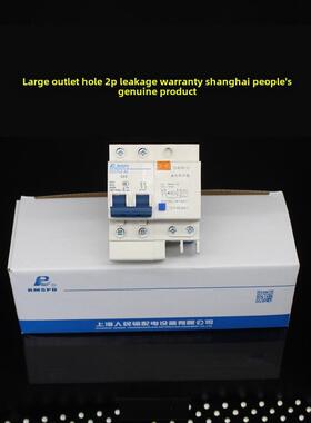 2P家用220V漏电开关Dz47Le63A漏电保护空气开关大孔出线C45漏电保