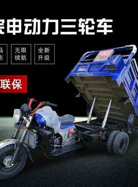 自卸托三轮式车工地油翻燃斗自卸运输车52114载重王建筑工程三摩