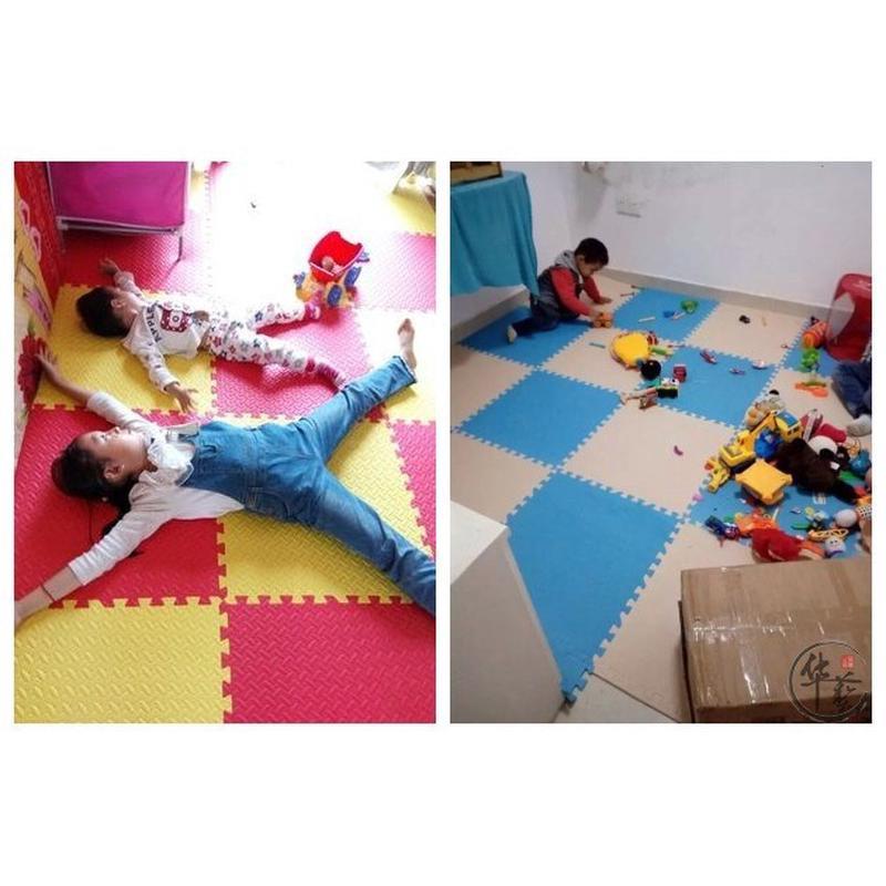 9H专批F766T67H发跆拳道X垫子专业地垫舞蹈方块儿童垫砖舞幼K儿用