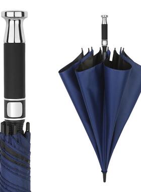 高档可定制雨lgo雨伞黑色红色色黑胶晴伞长柄伞自o动商务礼物伞家