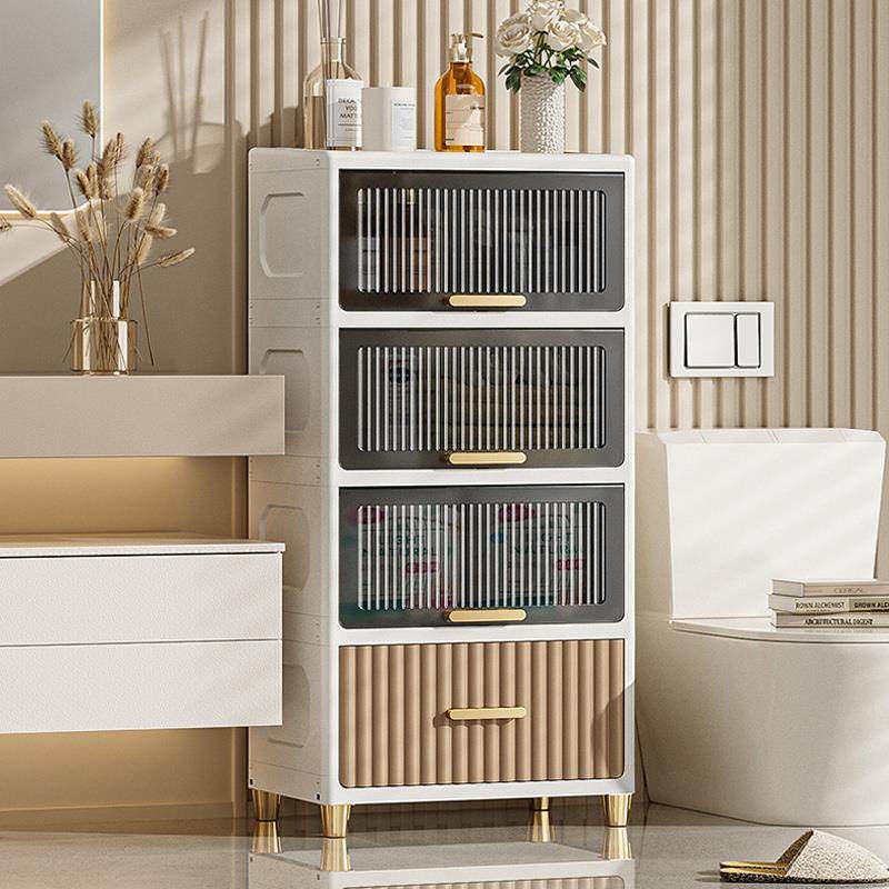 高端浴室卫生间收纳柜储物柜防水马桶边柜侧柜厕所旁置物架落地,收纳整理,整理架/置物架/收纳架,淘宝优惠券,粉丝福利购,淘宝优惠卷