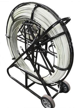 电工穿线工具玻璃钢管道穿线器引线器通信穿管器14#150米带架子