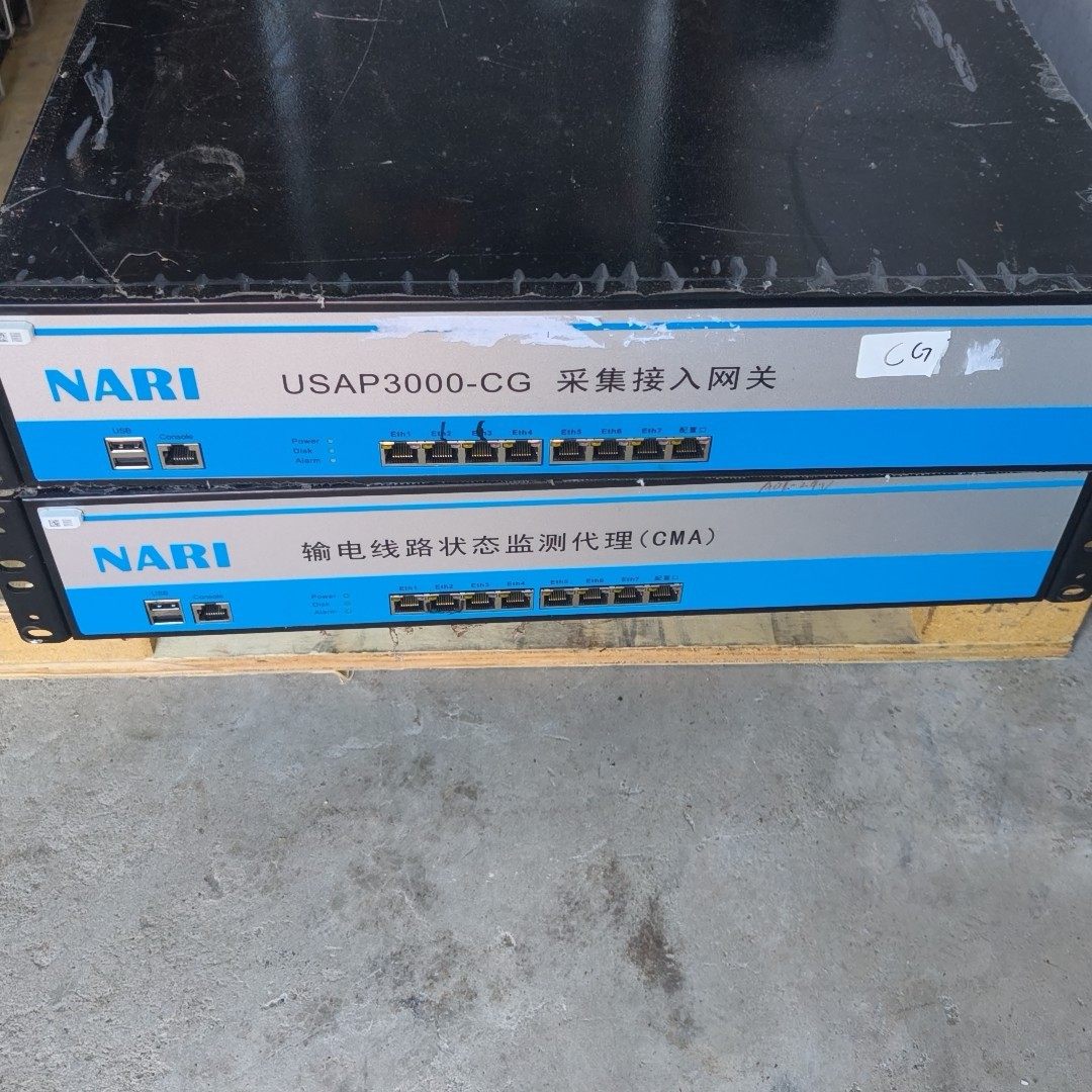 出二台南瑞USAP3000-CG采集接入网关、输电线路状态监