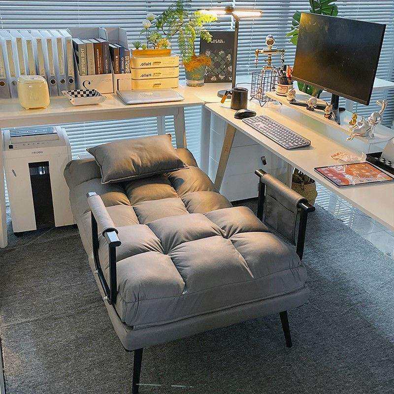 折叠椅子可躺懒人沙发床一体两用家用电脑椅办公室午睡神器单人床