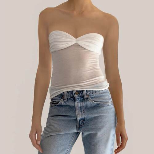 Women's strapless top 女装抹胸上衣