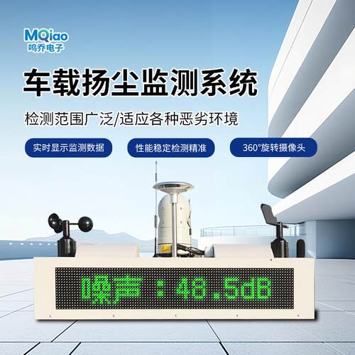 城市道路车载扬尘监测仪MQ-CZYC扬尘风速风向温湿度噪声质量检测