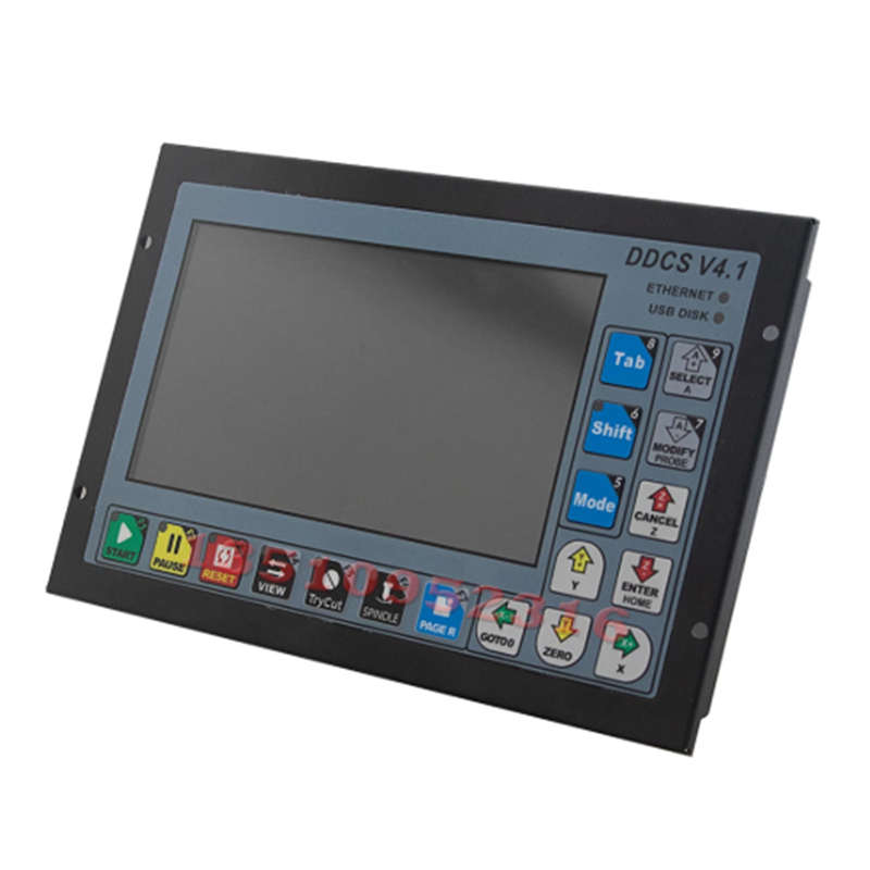 新款DDCSV4.1CNC雕刻机控制器3/4轴数控系统配急停电子手轮