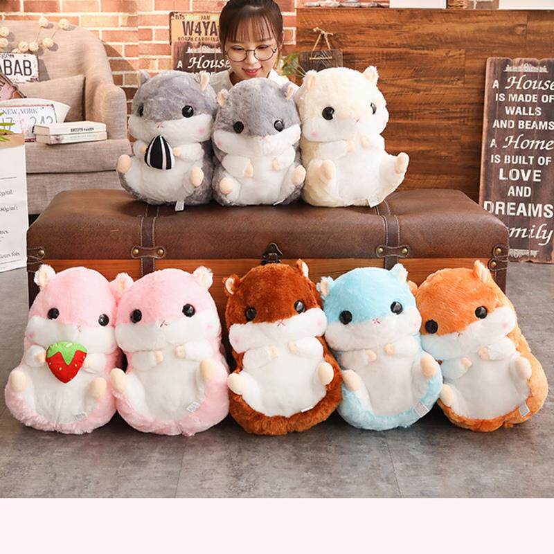 卡通仓鼠暖手抱枕毯公仔毛绒玩具抱枕毯珊瑚绒毯子被子四季通用