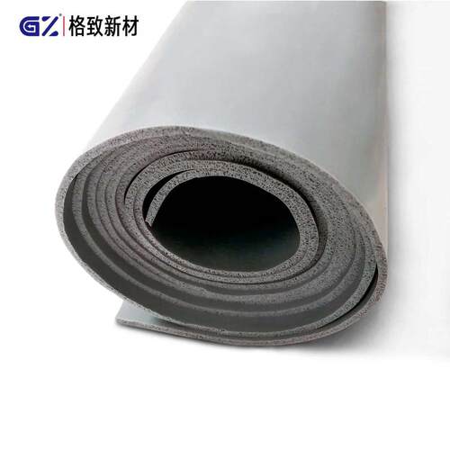 液态闭孔硅胶泡棉耐温200°光面发泡硅胶板阻燃94V0汽车密封专用