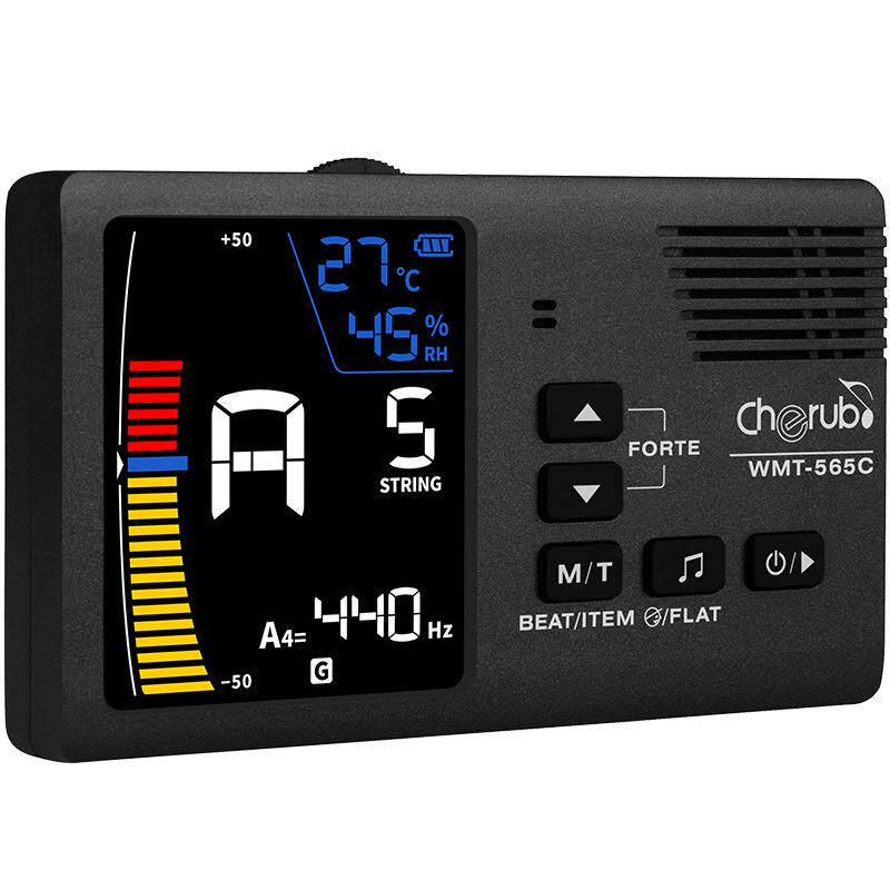 吉他调音器节拍器二合一可充电尤克里里通用WMT-565C专用校音器