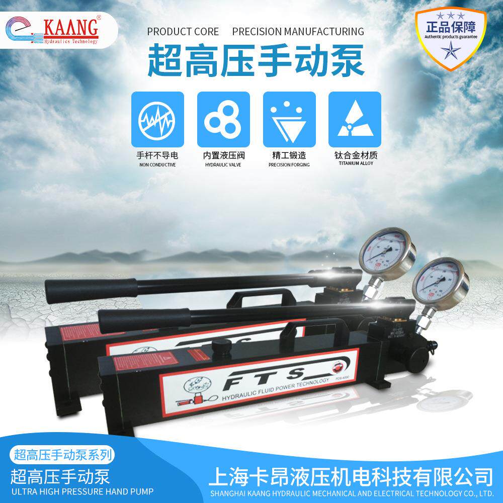 FTS 德国 超高压手动款油泵 PDS-4000压力可达400MPa 高压打压泵