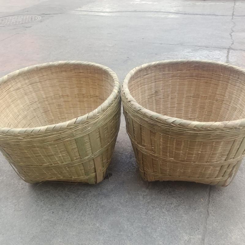 G2K传统竹编筐家用道具竹箩筐手工编织竹制品大竹筐老式箩筐老款