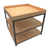 便利店货架堆头金华工厂三层流水台多层促销 台现货超市货架展示架