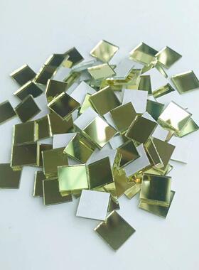 100pcs 10mm tiles Mosaic small mirror DIY adhesive glass