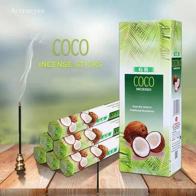 Artracyse 20 Sticks India Coconut Incense Sandalwood Househo