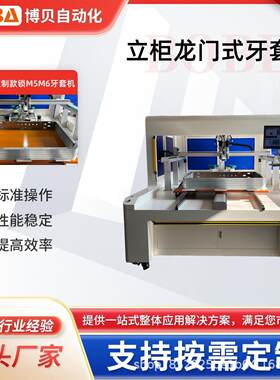 博贝立柜龙门式牙套机锁产品M5M6牙套螺套自动组装设备源头厂家