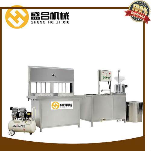 豆腐机器商用全自动豆腐机采用不锈钢豆渣分离一体机
