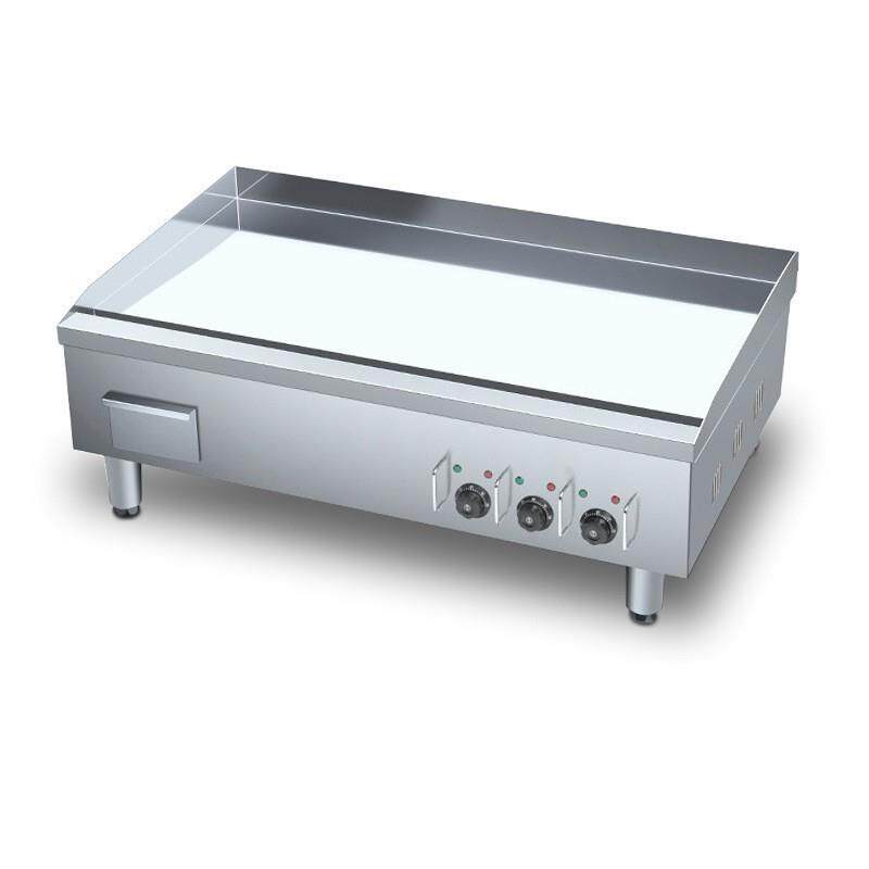 商用90cm台式电热16MM厚铁板鱿鱼烧手抓饼铁板烧豪华大扒炉大煎饼