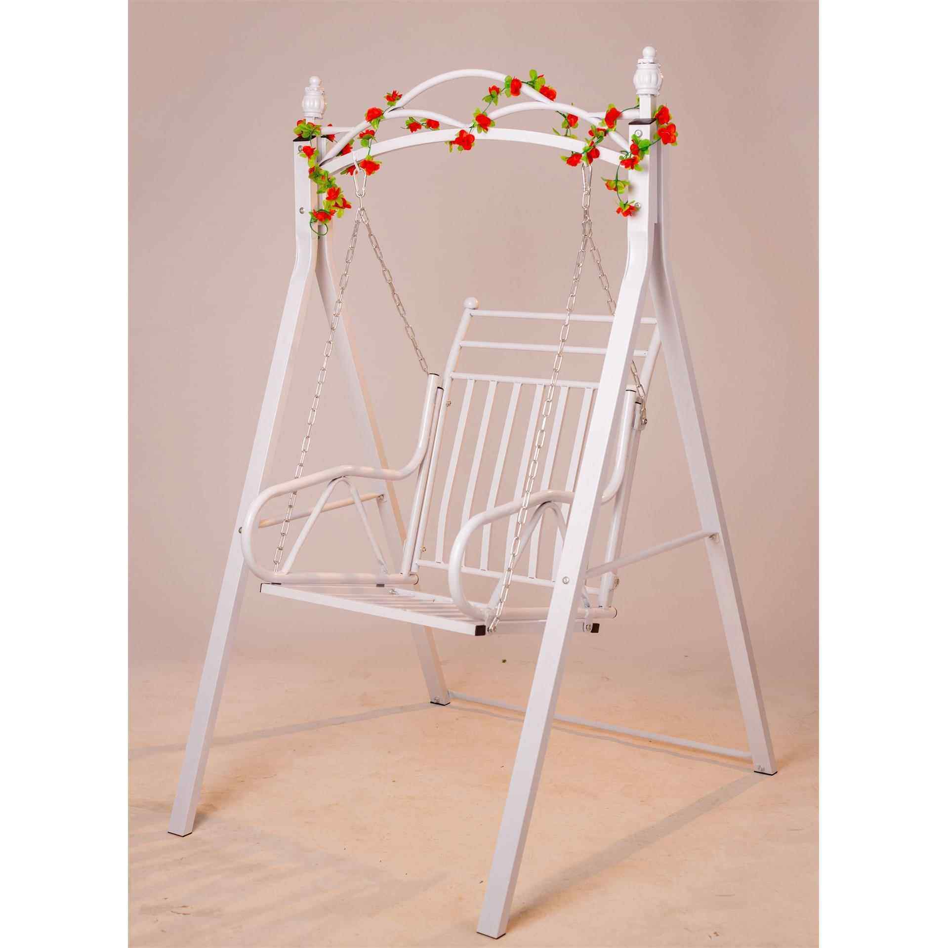 单人秋千吊椅摇椅室内阳台成人儿童户外铁艺家用庭院秋千室内精品