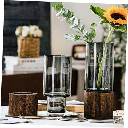 Nordic Home Decor Glass Vase Living Room Decoration Flower V
