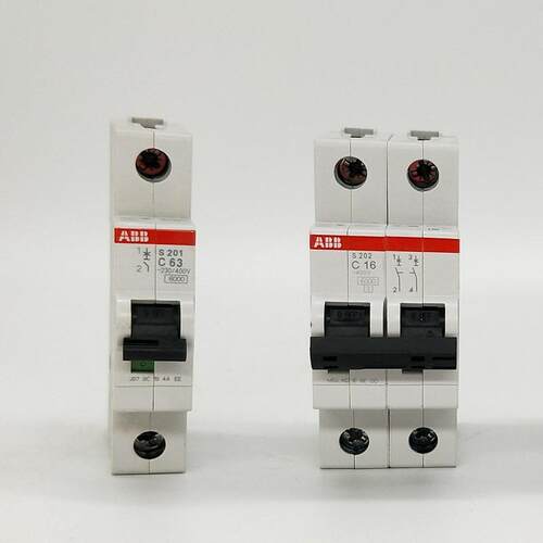 ABB微型断路器S200系列S201-K6 S203-K6 S202M-C6DC S202-C6