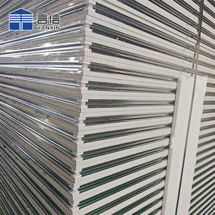 手工岩棉板 净化工程隔墙板A级防火岩棉板彩钢板保温板隔音净化板