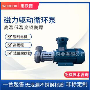 6091.LP80高温低温无泄漏泵 供应惠州沃德18.5KW不锈钢磁力泵Y