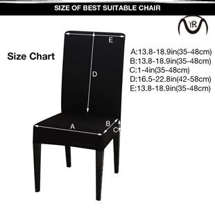 Dining Kitch Spandex Printing Anti dirty cover Elastic Chair