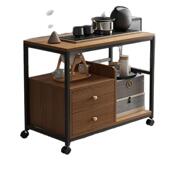 茶水柜带轮可移动茶几茶台边柜泡茶桌小型茶车小桌子沙发旁小茶车