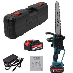 21V锂电高速锯链锯工木651工打胚打磨高速1电2电锯木寸雕具