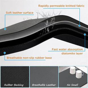 Floor Kitchen Mat Long Rug Super Diatomite Absorbent