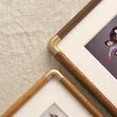 相框实木画框 画框挂铜墙装 裱相框圆角摆字画书法 仿国批发台实木