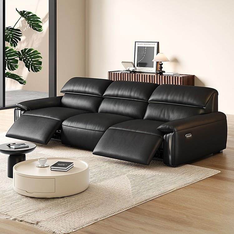 意式极简大象耳朵多功能智能沙发头层牛皮现代简约零靠墙电动沙发,住宅家具,功能沙发,淘宝优惠券,粉丝福利购,淘宝优惠卷