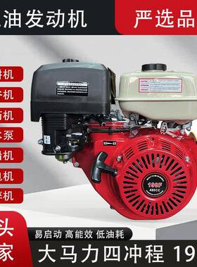 小型1/2减速机机械设备农用灌溉170F/190F汽油发动机 小型内燃机