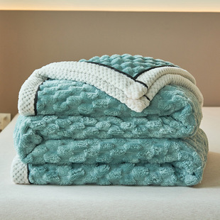 毛毯冬季 加厚珊瑚绒毯子空调毯办公室午睡牛奶绒毯沙发盖毯礼品毯