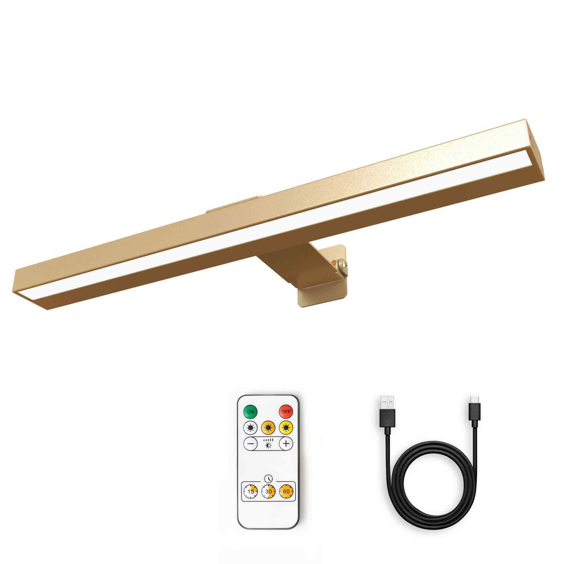 简易折叠充电遥控支架画灯壁灯磁吸灯镜前灯飞镖靶照明三色可调