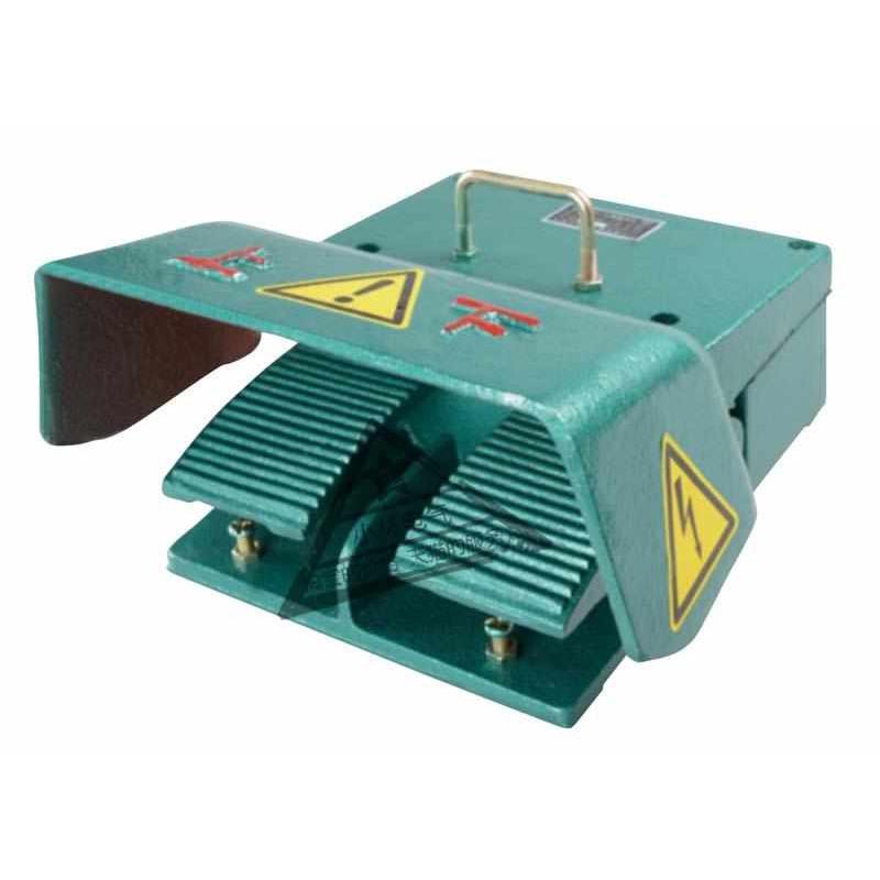 明德脚踏开关MDYDT1-14 双联铸铁 带手柄脚踏开关 冲床折弯机脚踏